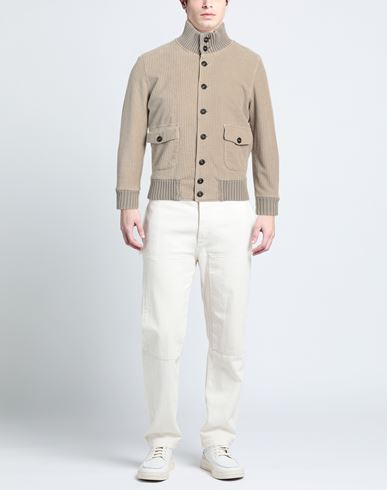 L. b.m. 1911 Man Jacket Beige Size 40 Cotton, Elastane