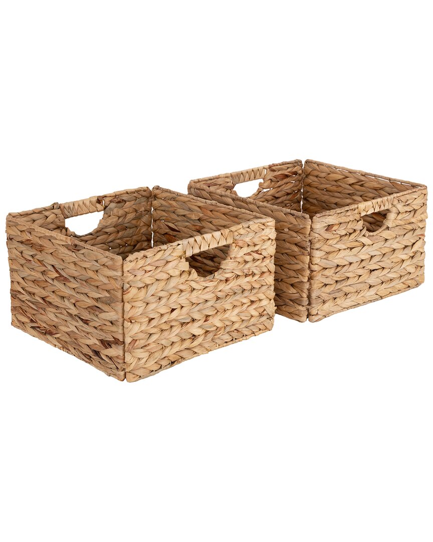Seville Classics Pack of 2 Handwoven Baskets