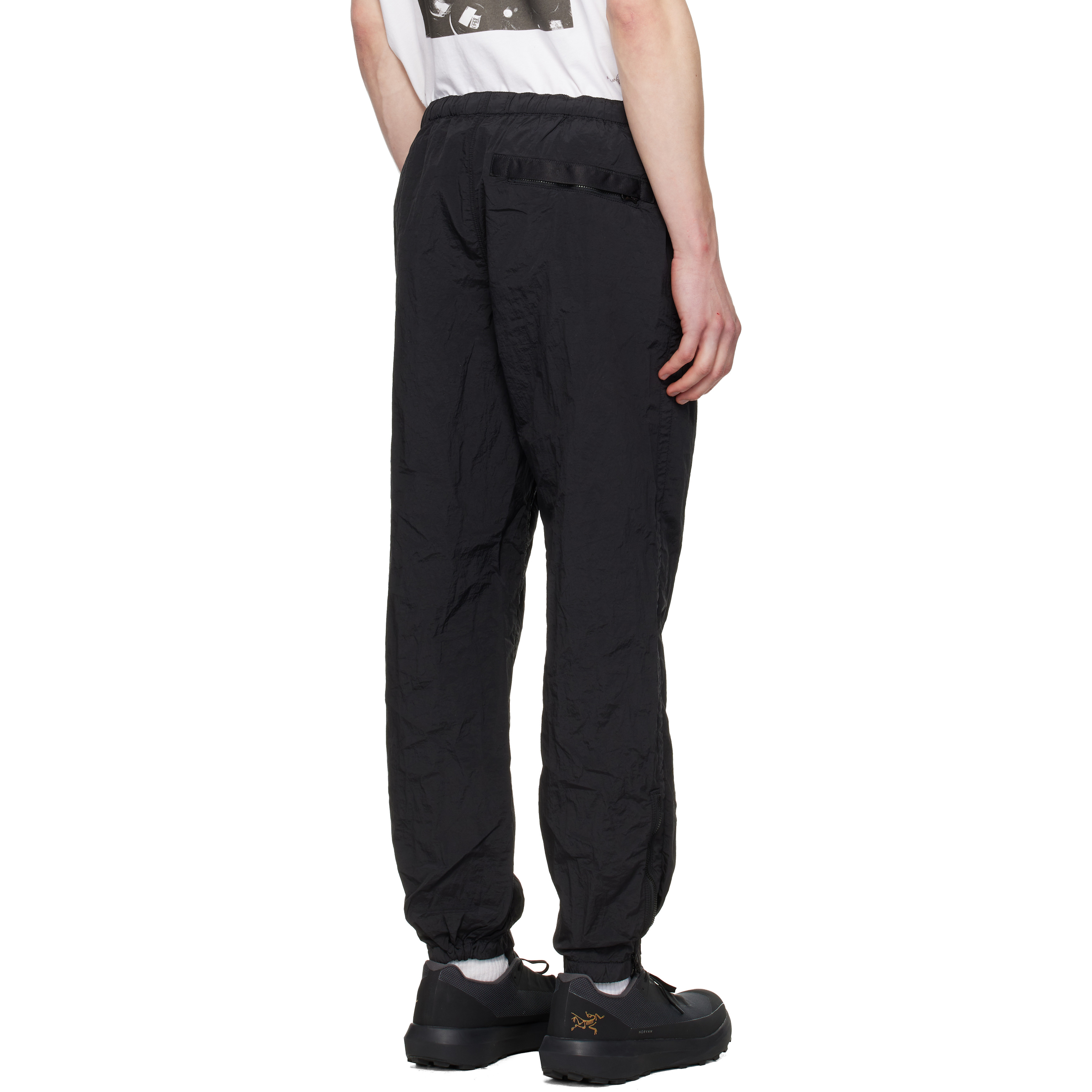 Black 3100035 Nylon Metal ECONYL Trousers