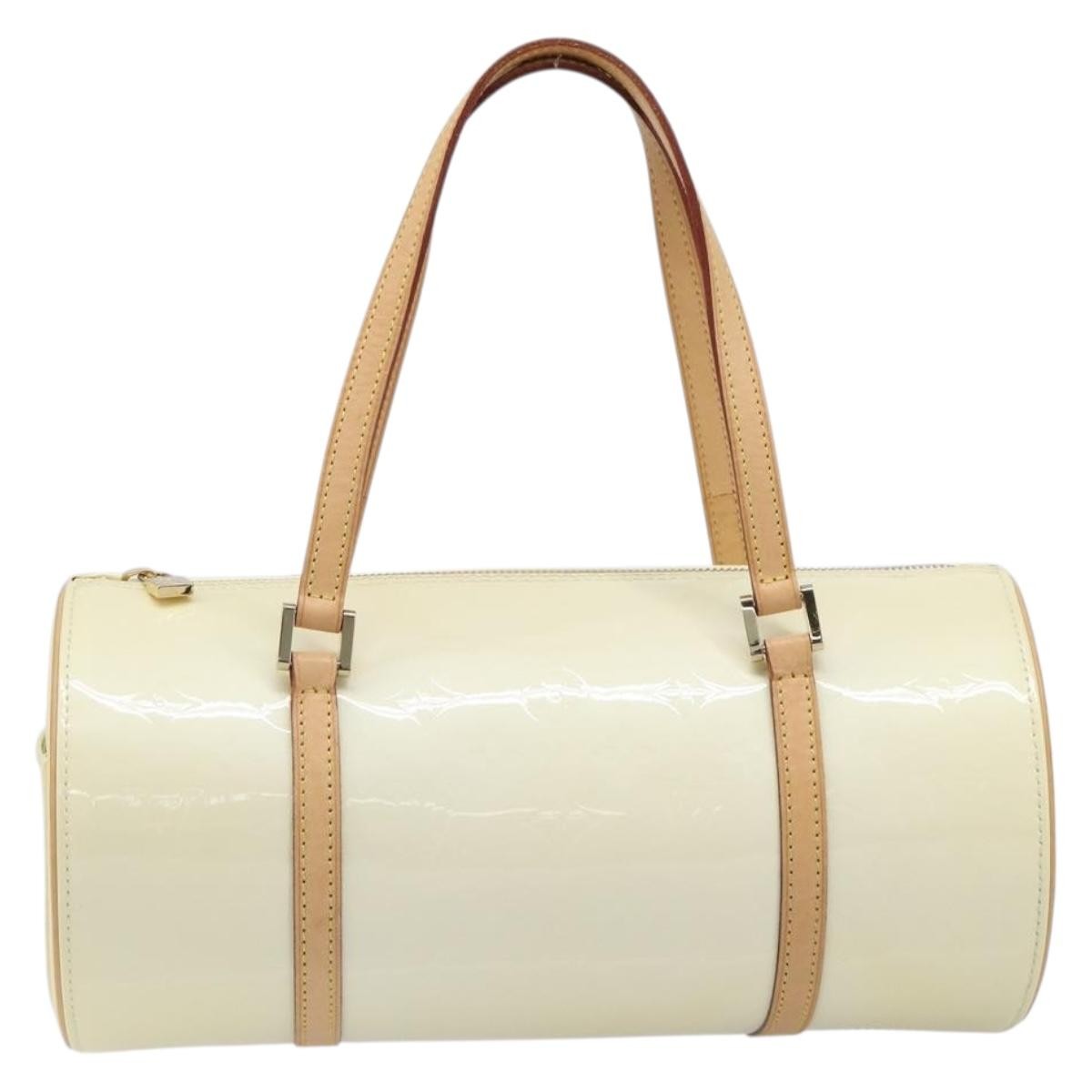 Louis Vuitton Bedford Monogram Vernis Beige Patent_Leather Handbag Pre-Owned