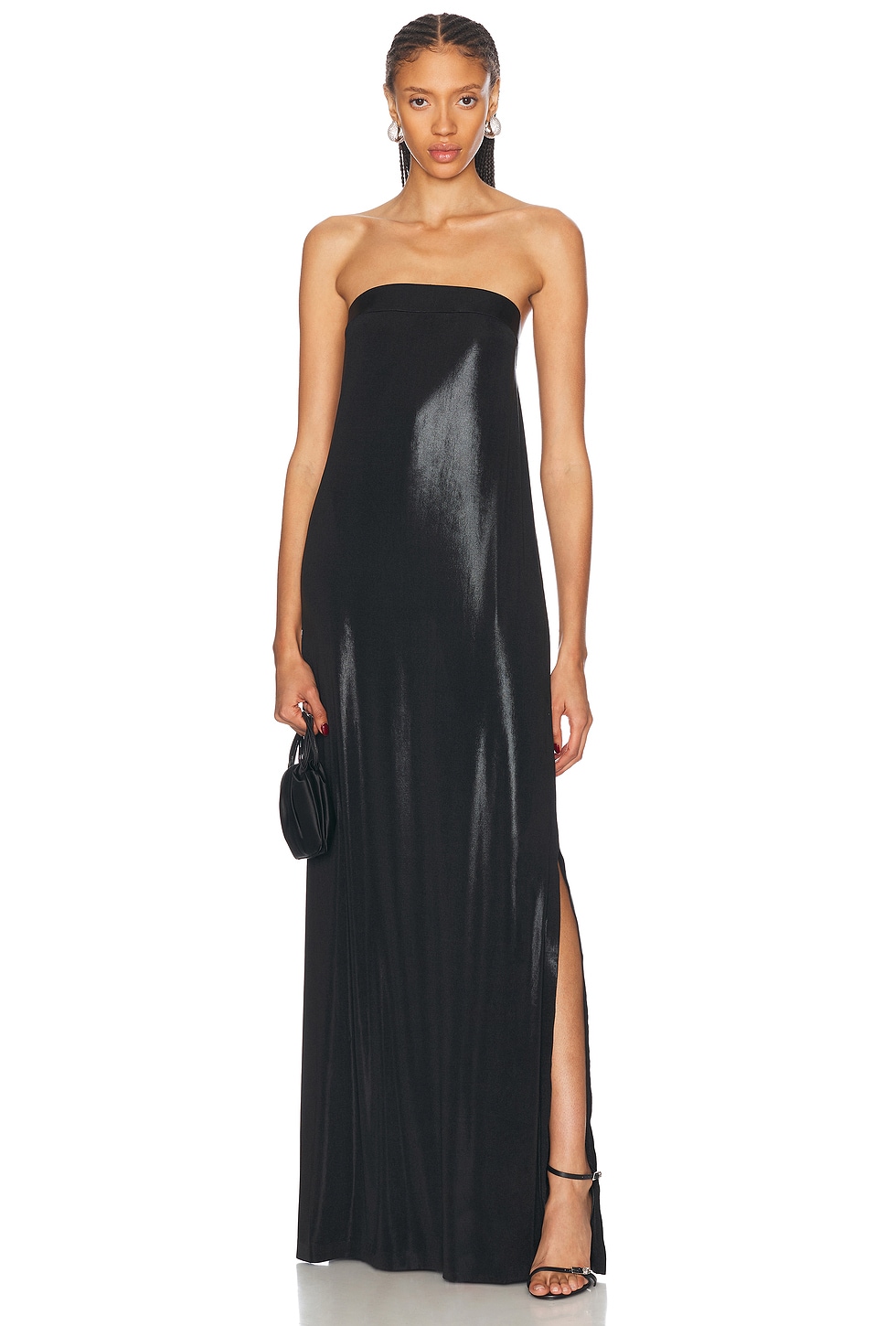 Norma Kamali ABENDKLEID in Black. Größe XS. Also in