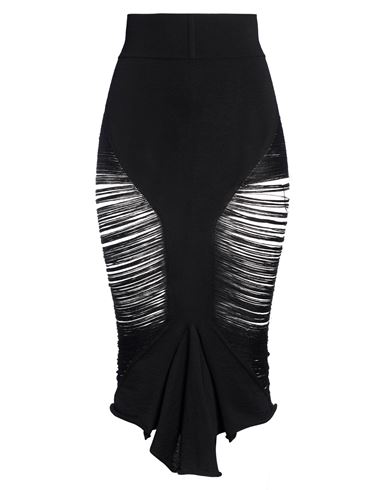 Woman Midi skirt Black Size S Virgin Wool