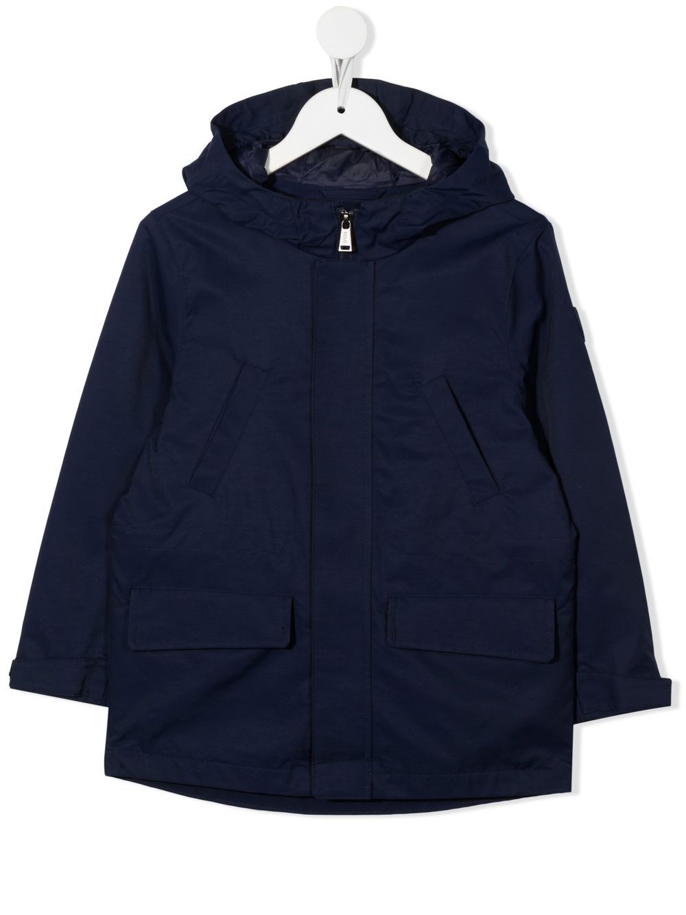 Hooded windbreaker coat - Pink