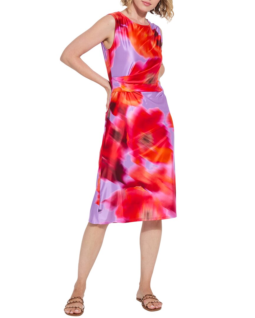 Raquel Side Drape Printed Dress