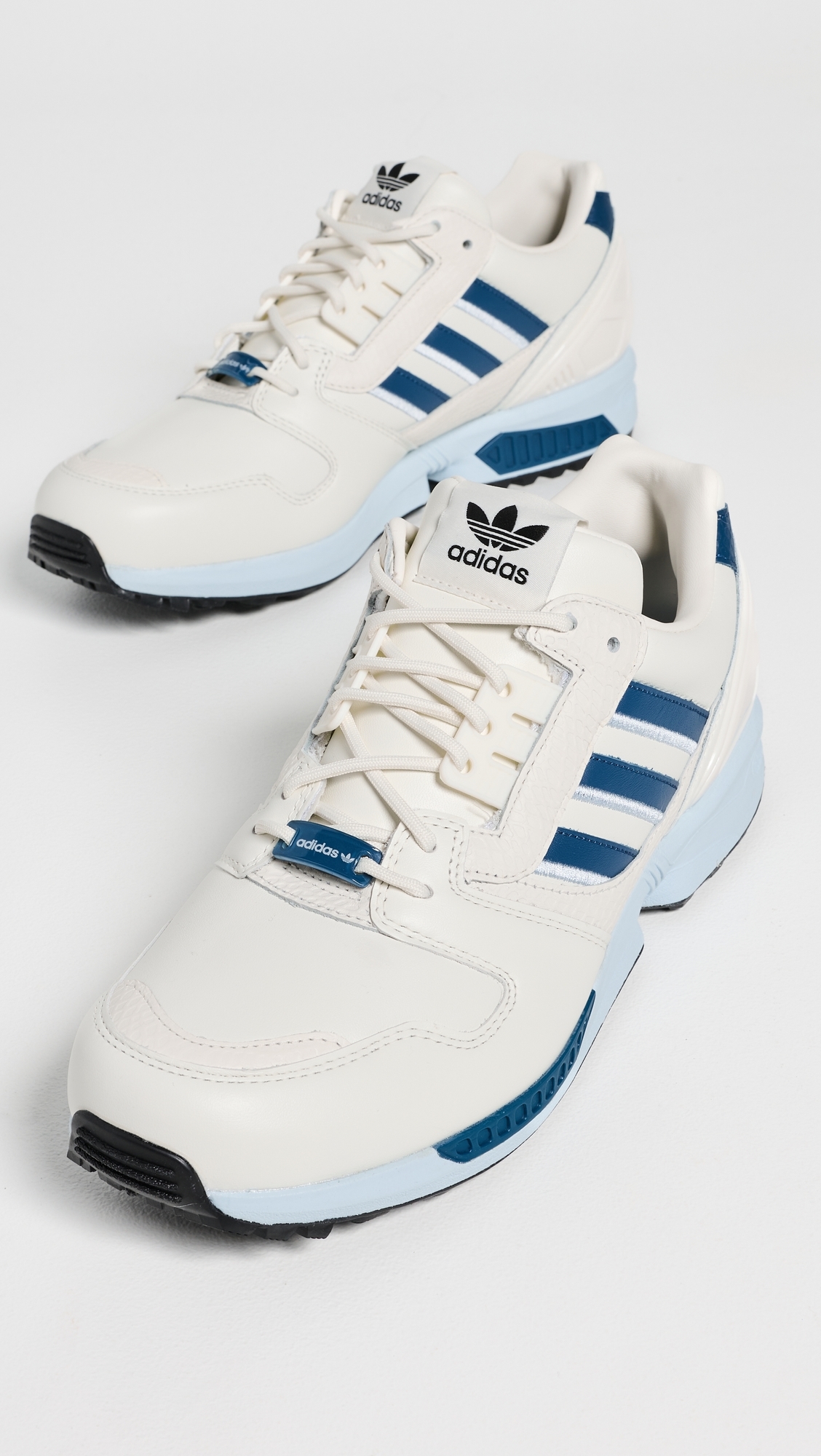 ZX 800 Spikeless Golf Shoes Off White/Dusky Petrol/Sky