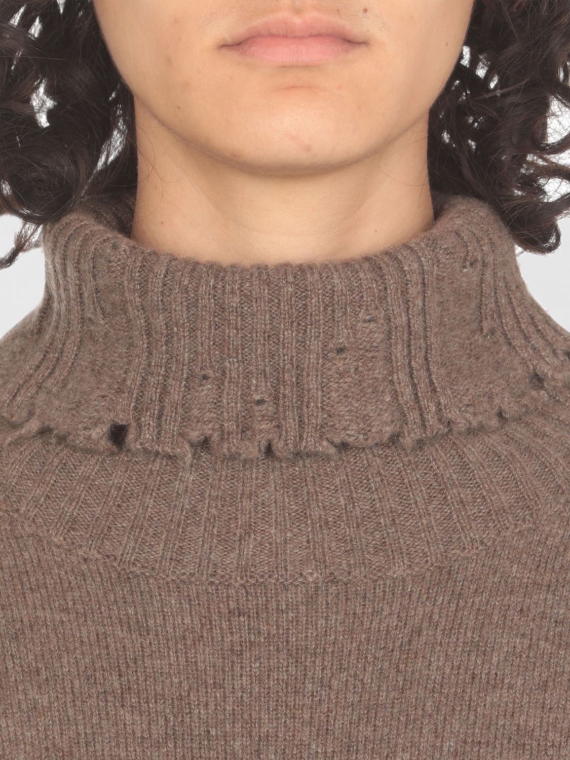 High-neck sweater - Grey