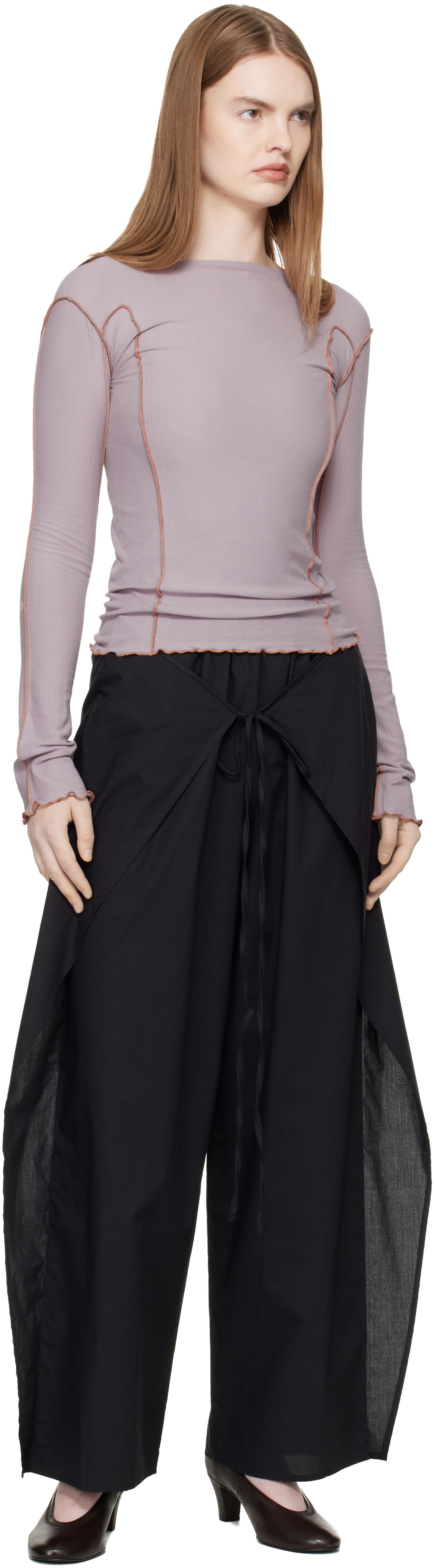 Purple Omato Long Sleeve T-shirt