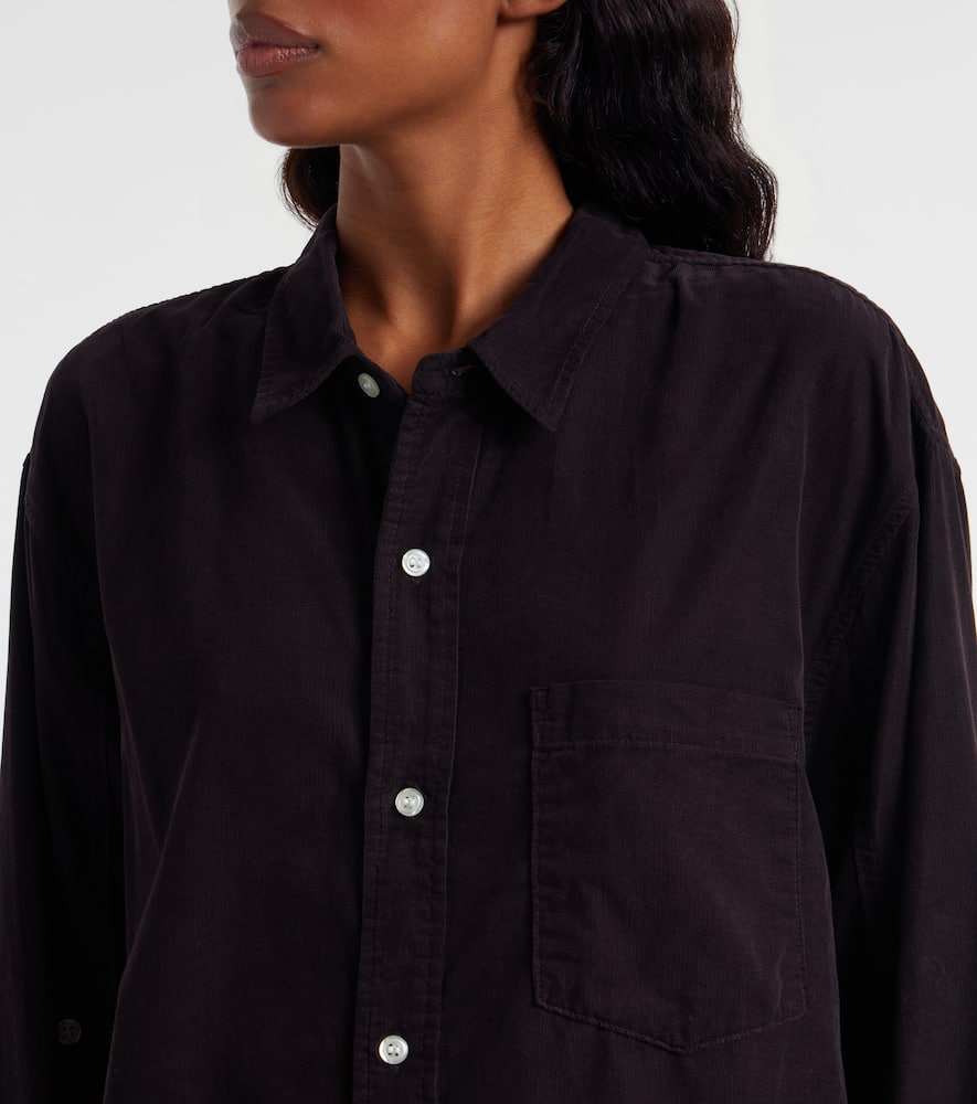 Oversized cotton corduroy shirt