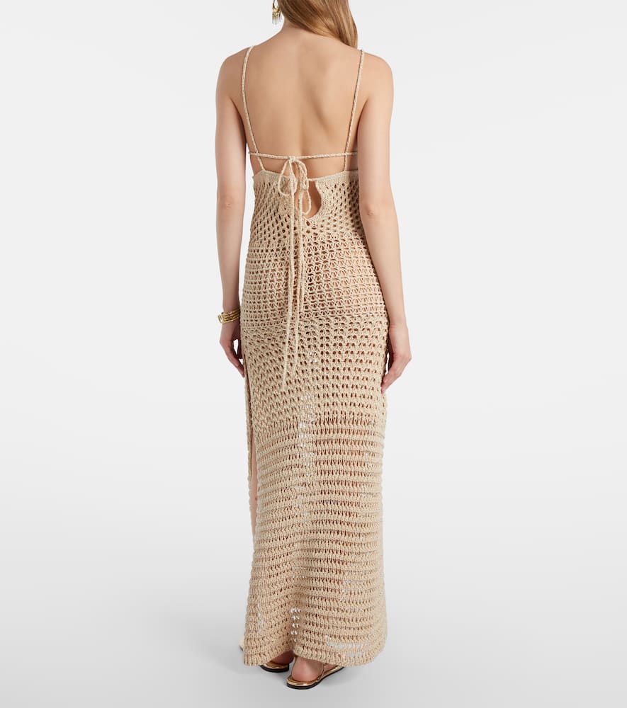 The Sound Of The Sea crochet maxi dress