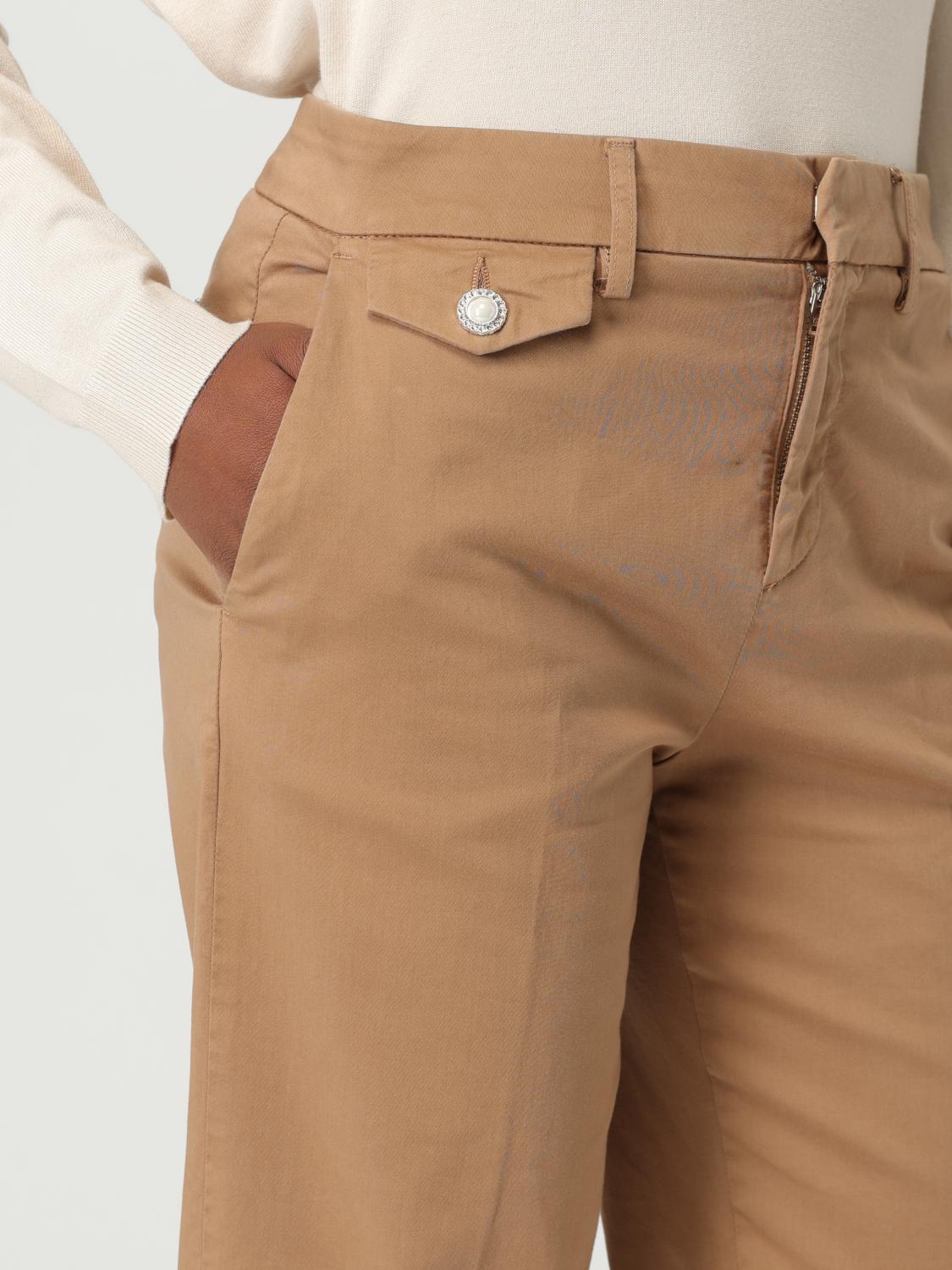 Pants LIU JO Woman color Sand