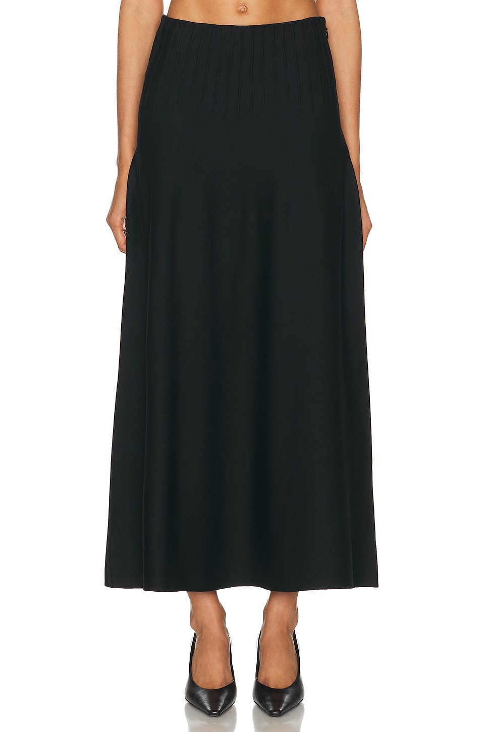 Gabriela Hearst Annamaria Skirt in Black - Black.  XS also in