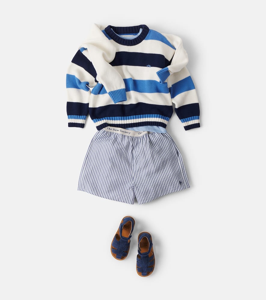 Celosia striped cotton sweater