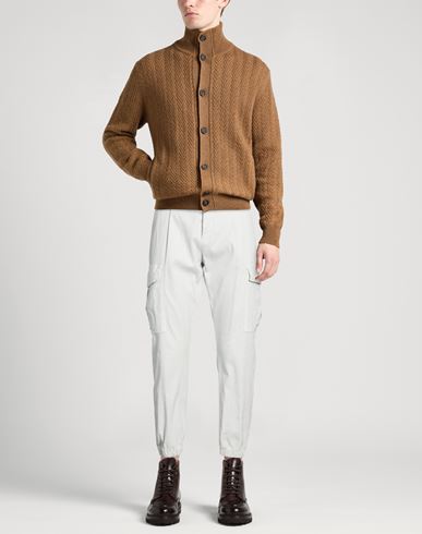 Platinum Man Pants Off white Size 33 Linen, Cotton, Elastane