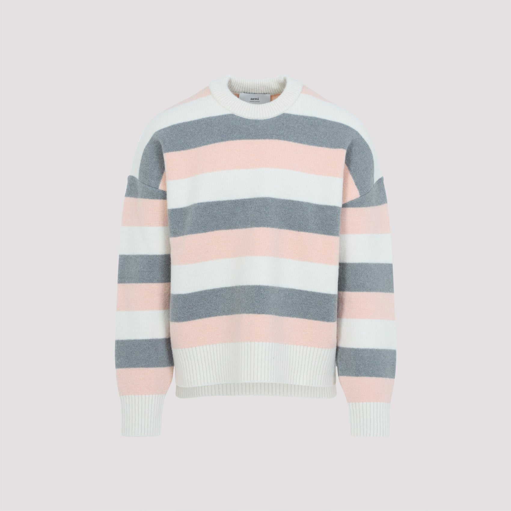 Striped Crewneck Sweater for Men