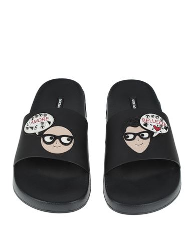 Dolce & gabbana Man Sandals Black Size 10 Calfskin