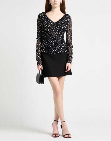 Woman Top Black Size 6 Polyamide, Elastane