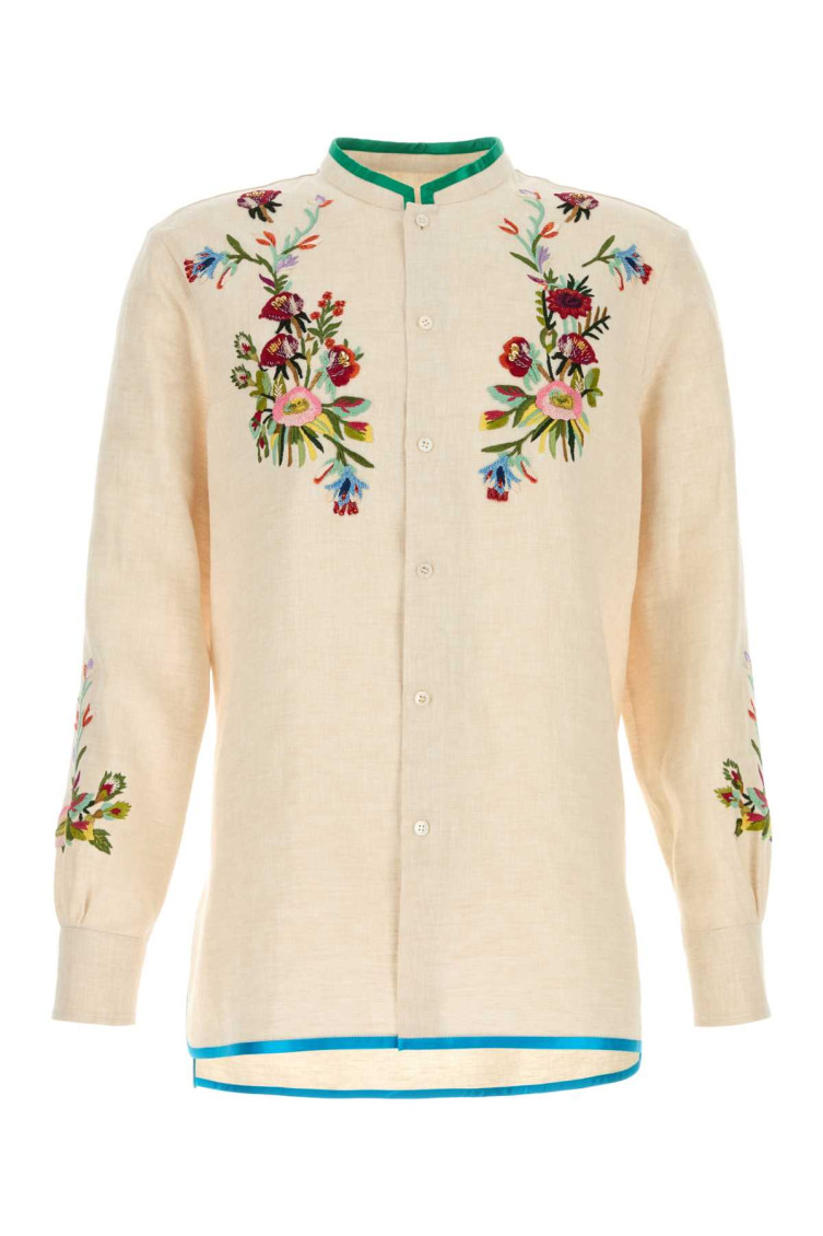 Ivory Linen Shirt