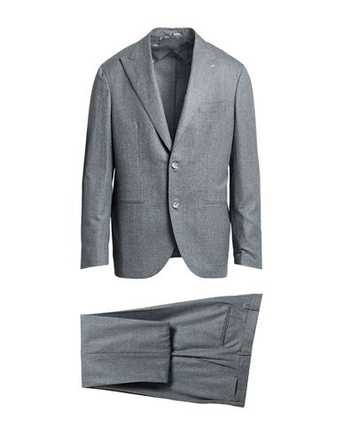Man Suit Grey Size 44 Virgin Wool