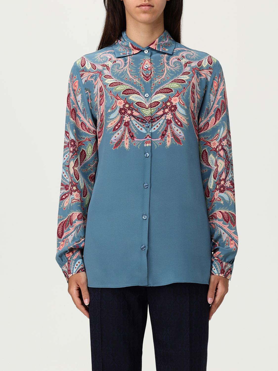 Printed Silk Shirt