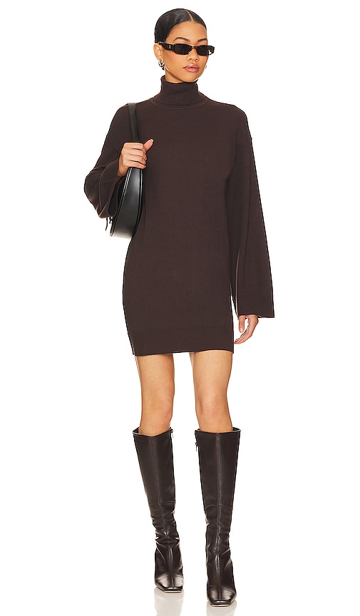 LPA Fallon Sweater Dress in Black. -  XS also in L, M