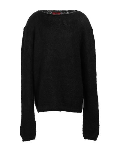Man Sweater Black Size XS Mohair wool, Acrylic