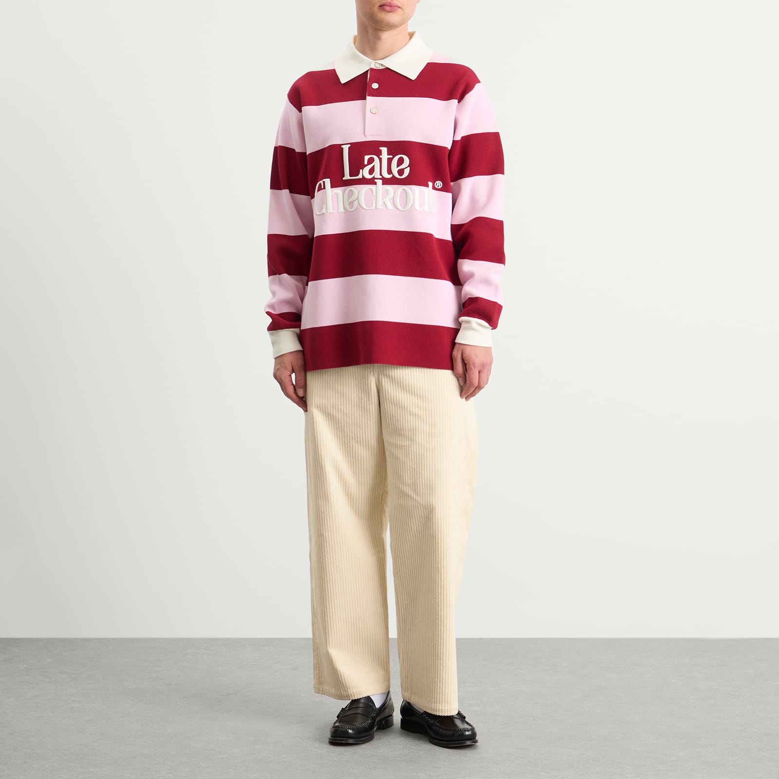 Men's Corduroy Work Trousers in White