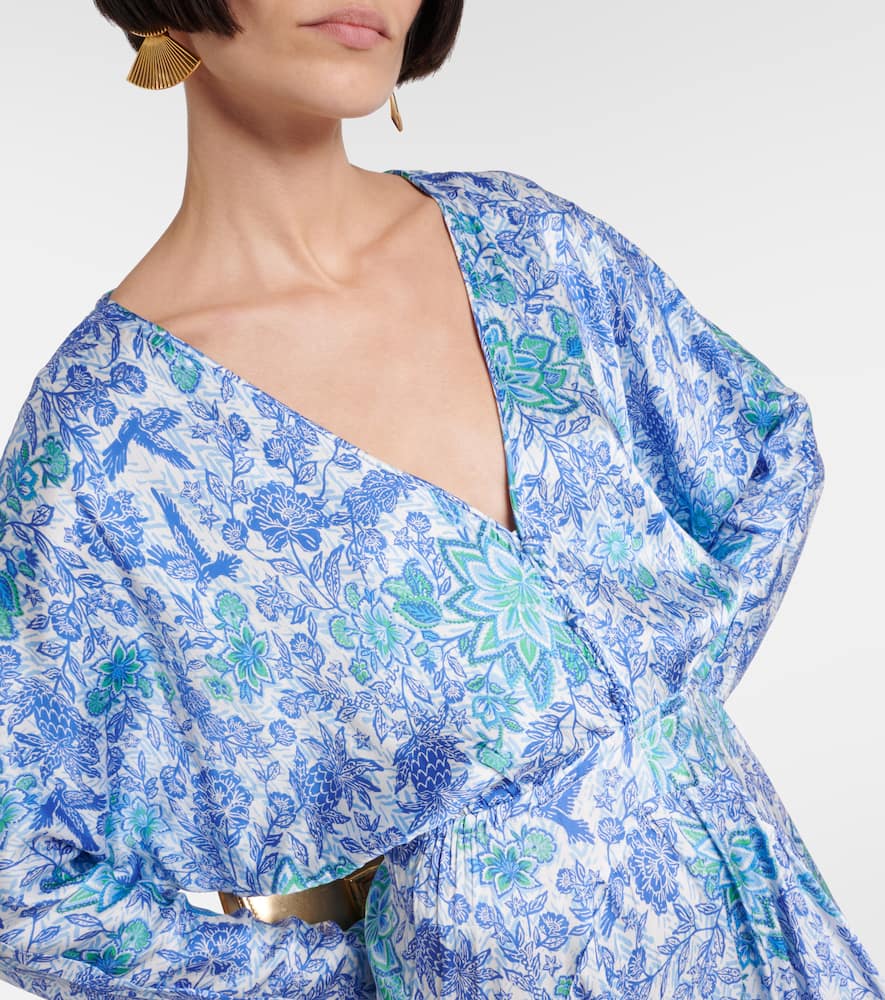 Printed midi dress