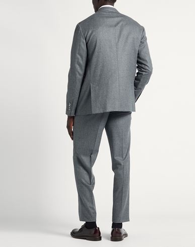 Man Suit Grey Size 44 Virgin Wool