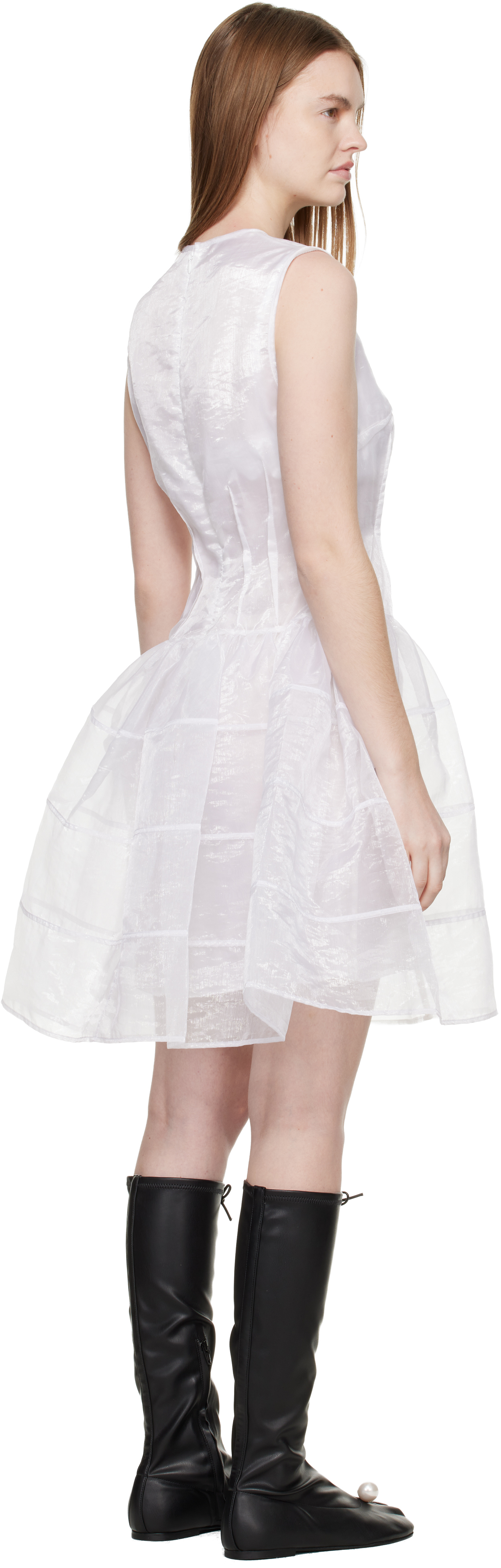 White CBclaudie Minidress