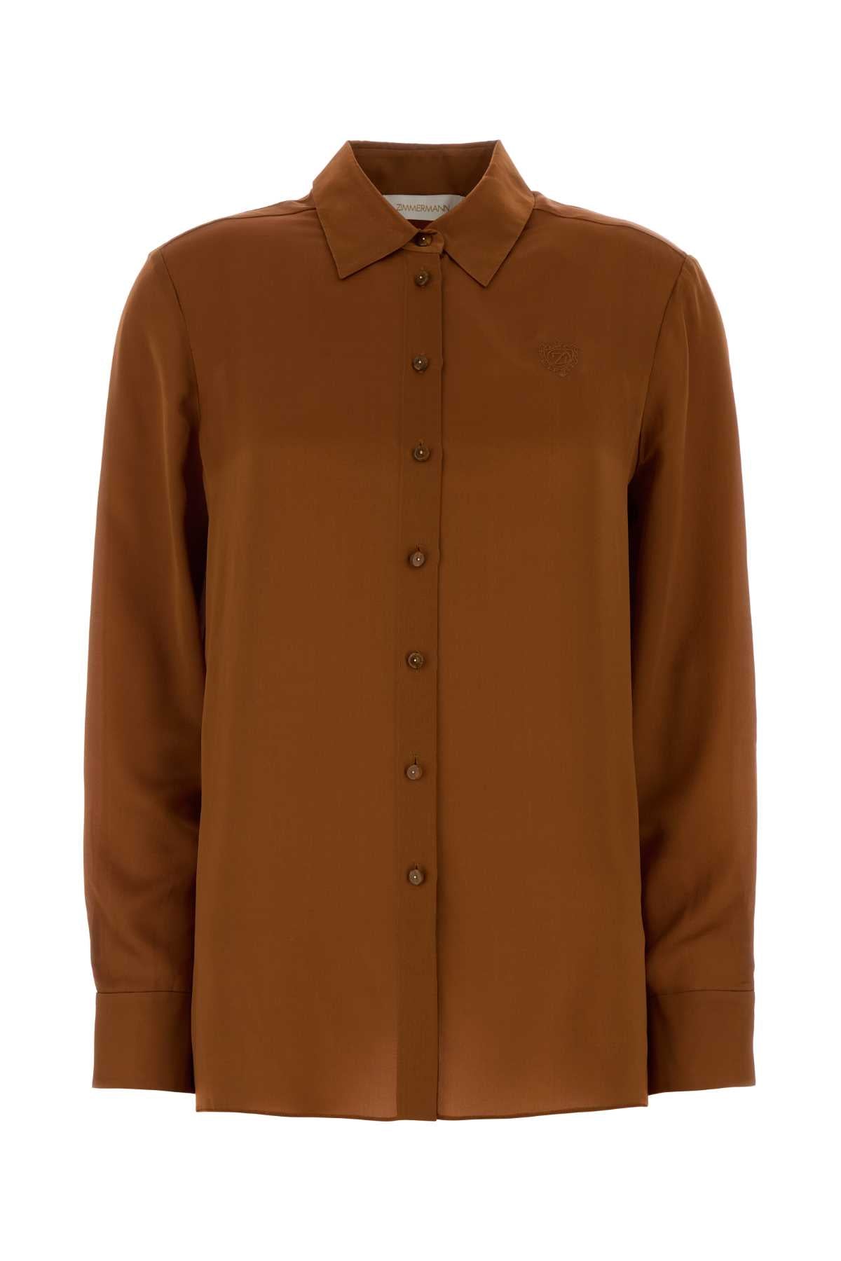 Cara Shirt — Brown
