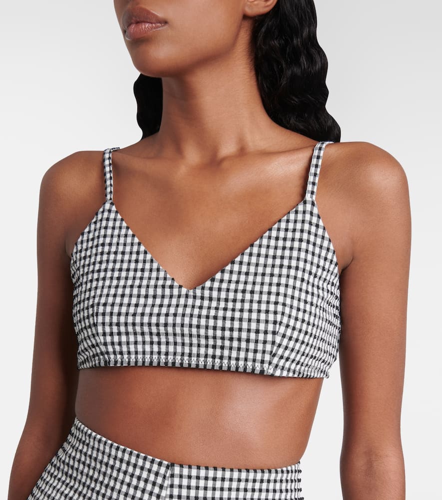 Róhe Gingham bralette
