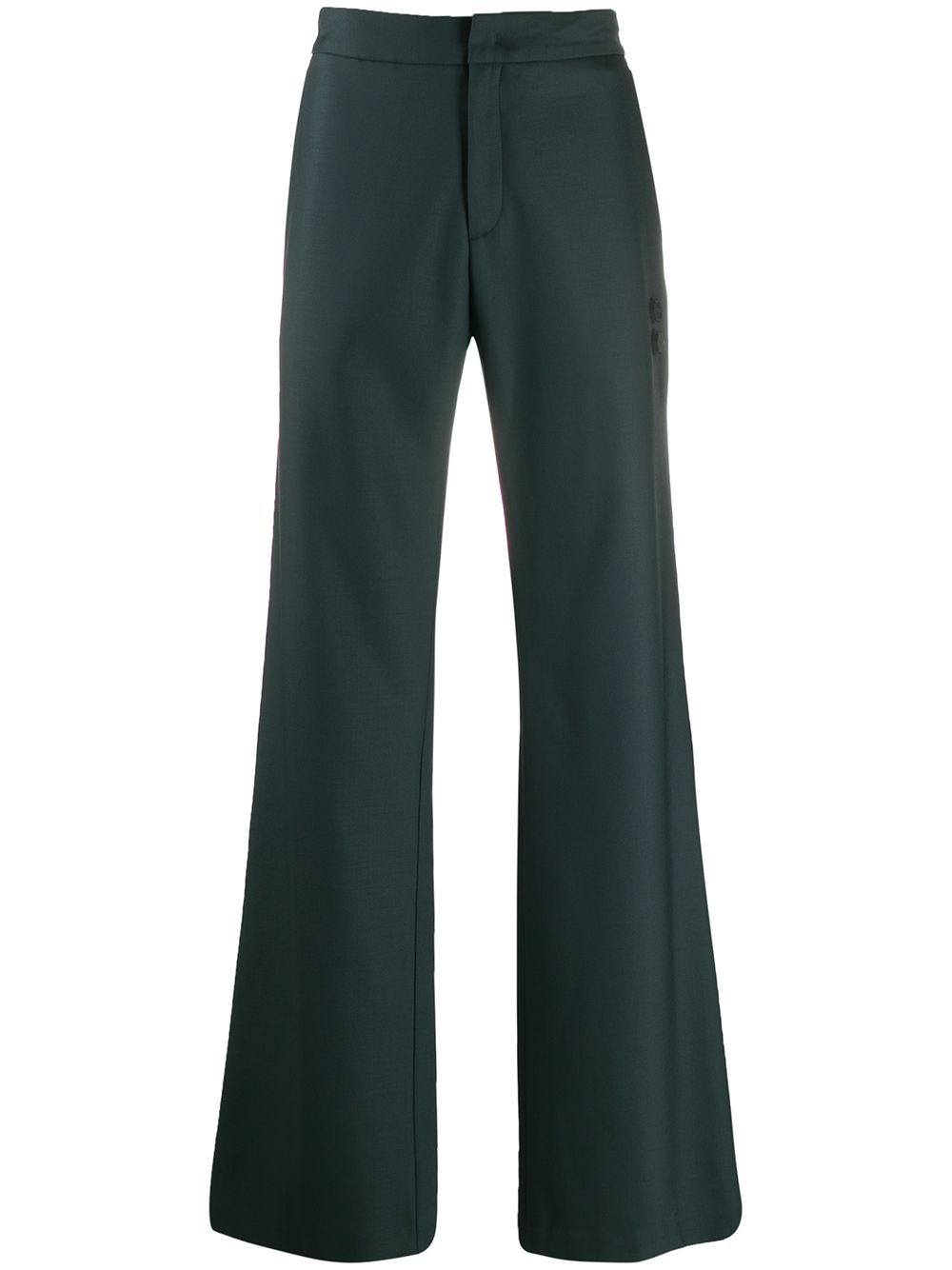 Wide leg tailored trousers - Grey