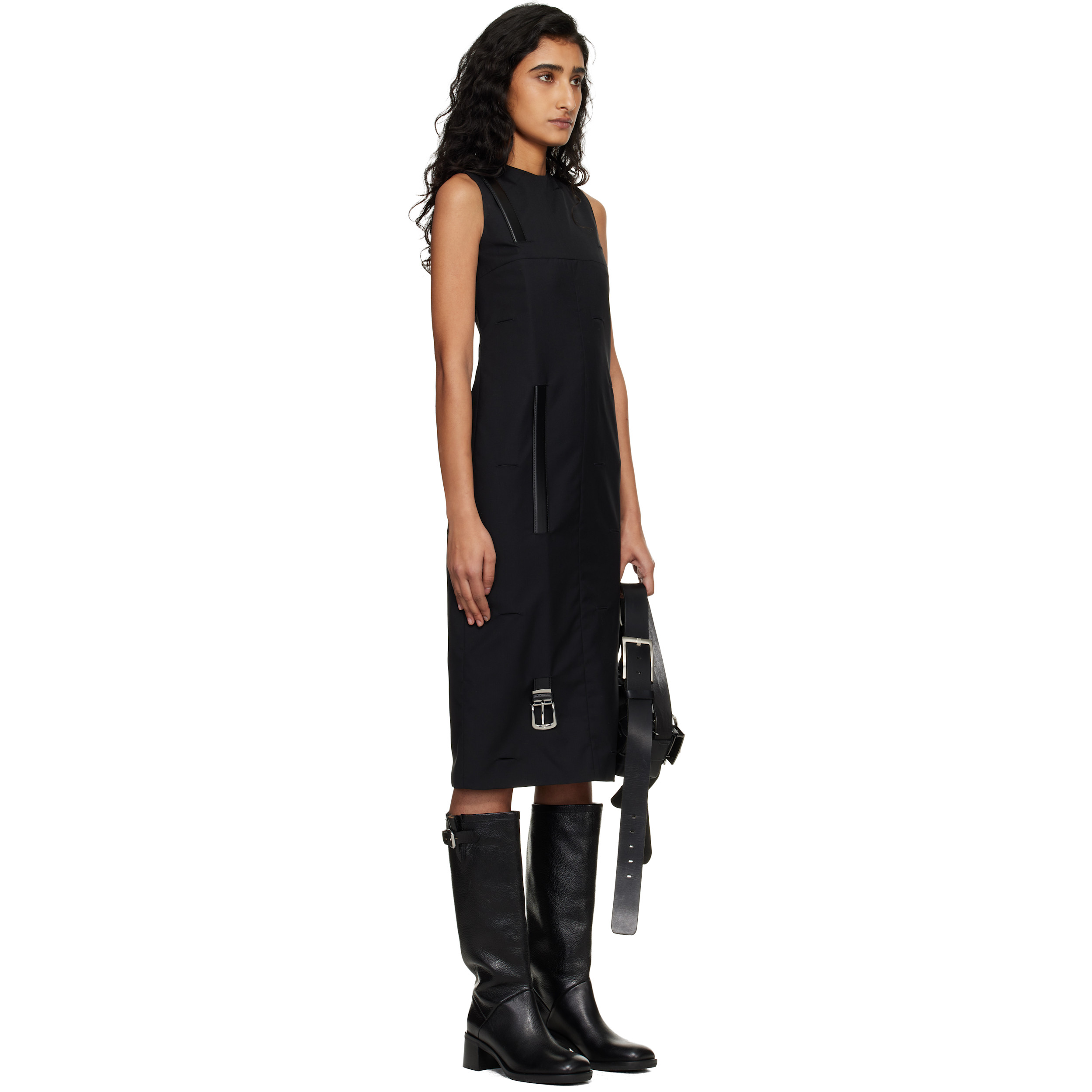 Black Holy Midi Dress