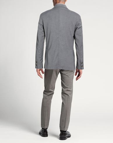 Mood_one Man Blazer Grey Size 38 Polyester, Viscose, Elastane