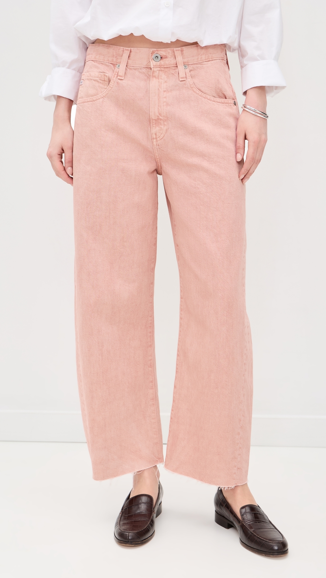Hattie Crop Jeans Sulfur Sparkling Rose