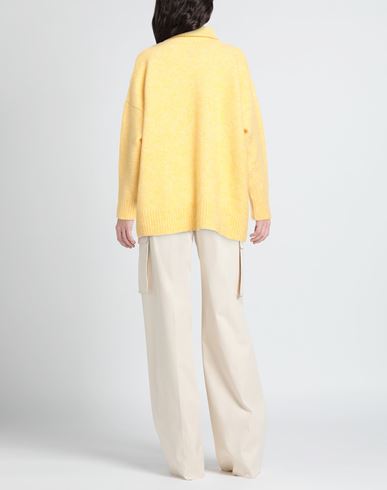 Woman Turtleneck Yellow Size XS/S Polyamide, Alpaca wool, Wool, Elastane