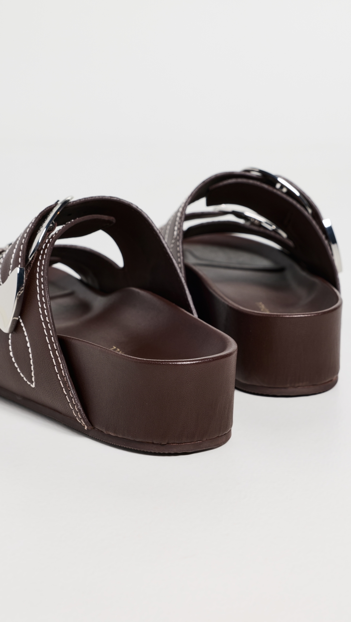 Nico Two Strap Sandals Espresso/Cream