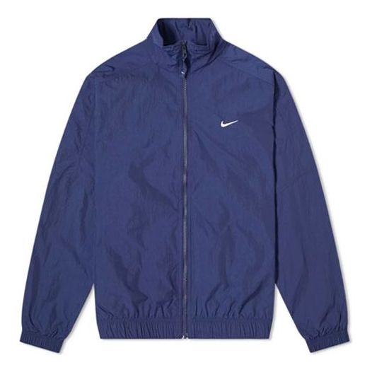 Men's NRG Track Sports Stand Collar Jacket Blue