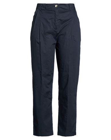 Woman Pants Navy Size L Cotton