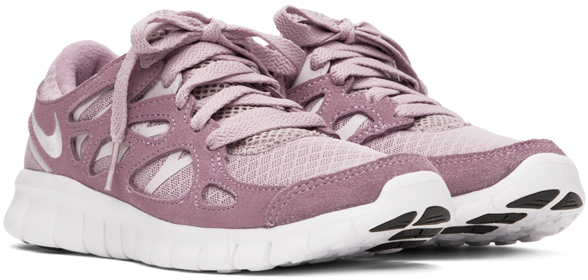 Purple Free Run 2 Low-Top Sneakers