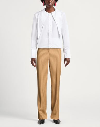 Woman Pants Camel Size 4 Polyester, Wool, Elastane