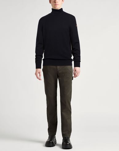 Man Turtleneck Midnight blue Size L Virgin Wool