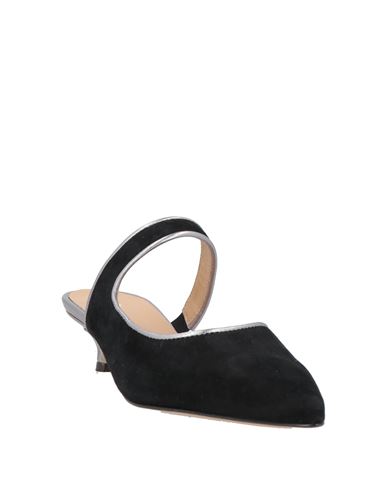 Woman Mules & Clogs Black Size 10 Leather