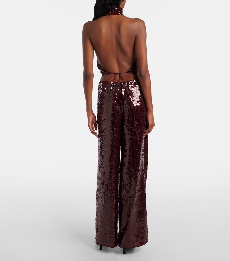 Oséree Marylin sequined wide-leg pants