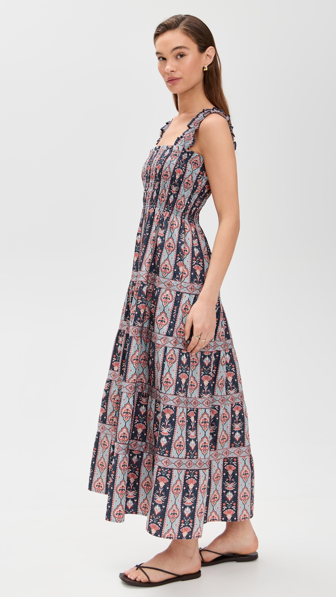 The Kimmy Maxi Nap Dress Emma Stripe/Navy Multi 