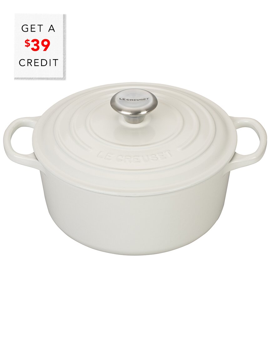 4.5Qt Signature Round Dutch Oven With $39 Credit
