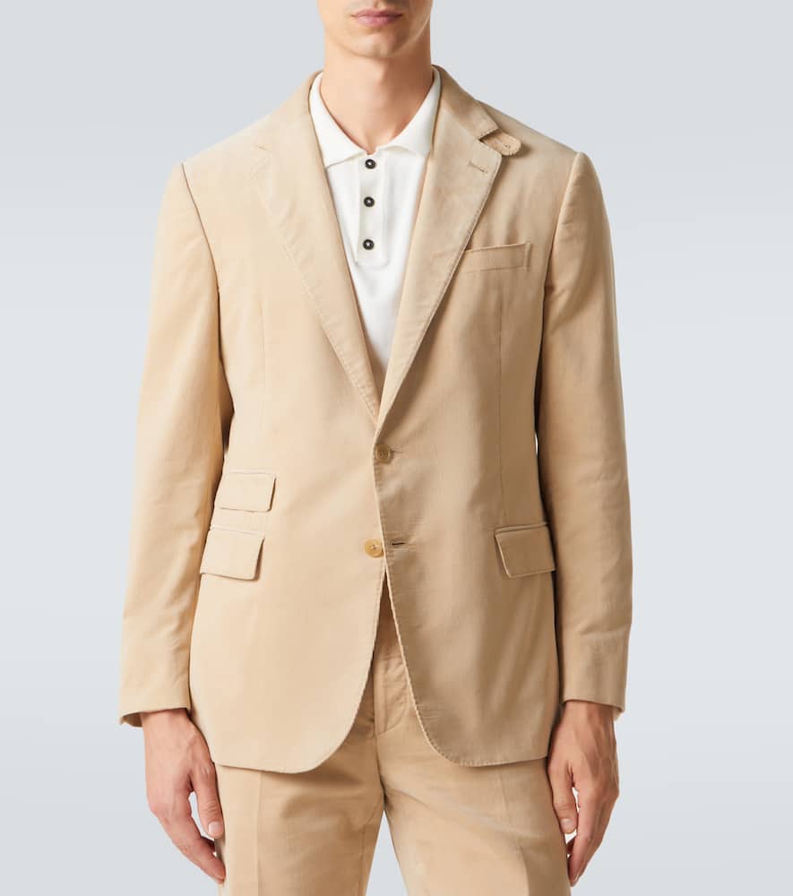 Cotton corduroy blazer