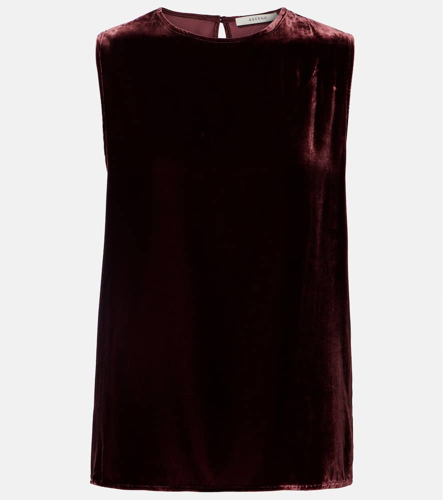 Trento velvet tank top