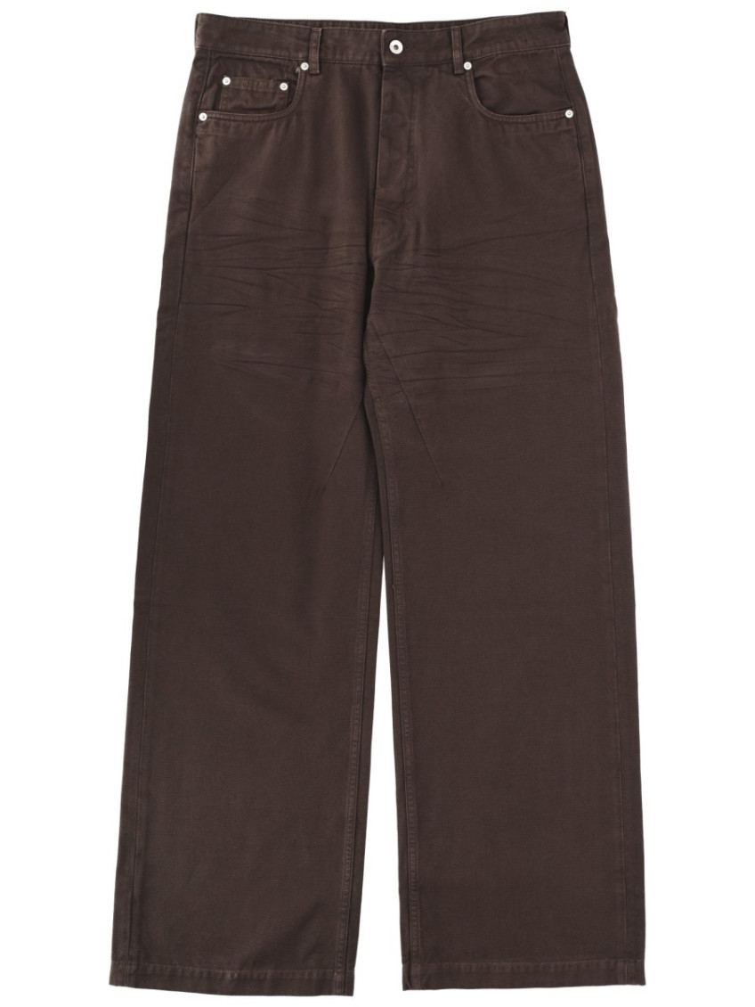 Brown Mid Rise Jeans