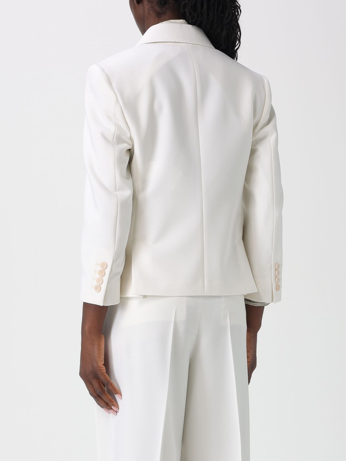Blazer Woman color White